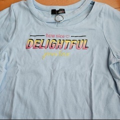 JENNI LOVE　水色 Tシャツ リング付きの画像