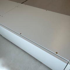 【美品】ベッドフレーム（ニトリ NS-001 深型 WH セミダブル）の画像