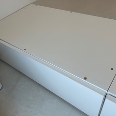 【美品】ベッドフレーム（ニトリ NS-001 深型 WH セミダブル）の画像