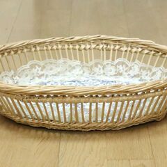 かご-2　横40㎝×縦32㎝×高さ9㎝　中古品の画像