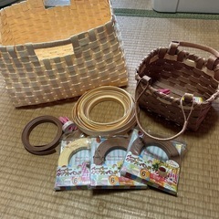 ペーパークラフトバンド　バンド　　カゴ