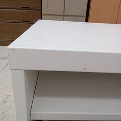 *お値段見直しました*リユースのサカイ栃木店★ジモティ割あり★  IKEA　TVボード ホワイト W180×D42×H49.2 クリーニング済み TC8840の画像