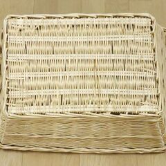 かご-3　横48㎝×縦36㎝×高さ20㎝　中古品の画像