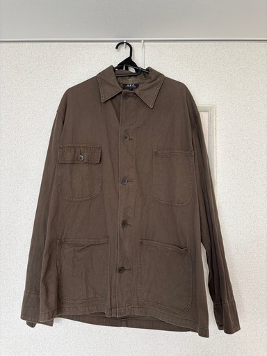 希少 フランス製 A.P.C. アーペーセー カバーオール ミリタリージャケット