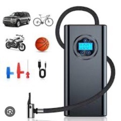 新品　空気入れ　バイクなどの携帯用に　