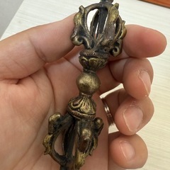 チベット密教法具 ヴァジュラ・バジュラ・金剛杵・ドルジェ・五鈷杵の画像