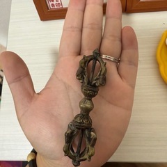 チベット密教法具 ヴァジュラ・バジュラ・金剛杵・ドルジェ・五鈷杵の画像