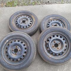 中古タイヤ鉄ホイール　165/70R14 4本