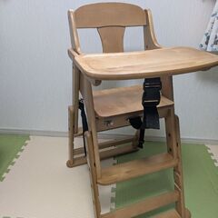 木製　ハイローチェア