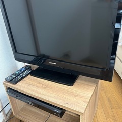テレビ、レコーダー、テレビ台