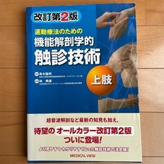 機能解剖学的触診技術　テキスト2冊　やや書き込みありの画像