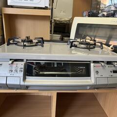★新入荷 ガスコンロ 都市ガス ホース付き ガステーブル リンナ...