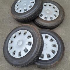 中古タイヤ鉄ホイール　4本　145/80R13
