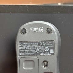 ロジクール ワイヤレスマウス 静音 M220の画像