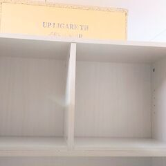 ★ジモティー割有★IRIS OYAMA/アイリスオーヤマ　食器棚　ホワイト　IKZ-883の画像