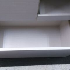 ★ジモティー割有★IRIS OYAMA/アイリスオーヤマ　食器棚　ホワイト　IKZ-883の画像