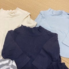 無印　長袖　5枚セット　80センチの画像