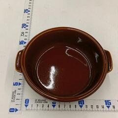 0524-180 丸型　グラタン皿　15cm美品