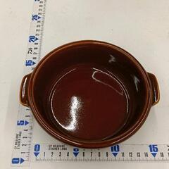 0524-181 丸型　グラタン皿　15cm美品