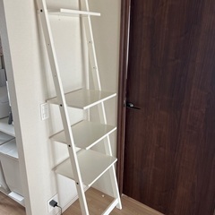ラダー　棚　白