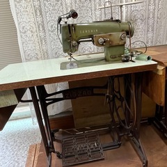ミシン SANSHIN ミシン台 足踏みミシン ZIGZAGの画像