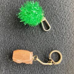 フクロウ＆もじゃもじゃ　キーホルダー用の画像