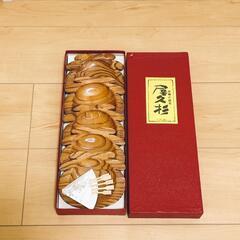 屋久杉製　菓子皿　コースター　5点セットの画像