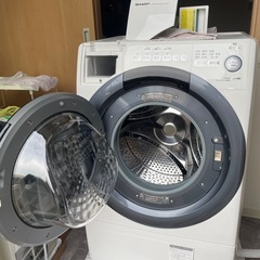 SHARP ES-S7D-WL ドラム式電気洗濯乾燥機