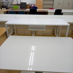 ★ジモティ割あり★  テーブル 白 H101×D48×W120 クリーニング済み OJ9439の画像