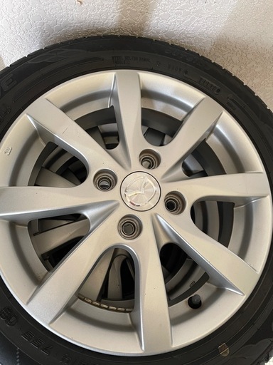 ノーマルタイヤ 夏タイヤ ホイール付き 155/65R14 75S