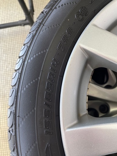 ノーマルタイヤ 夏タイヤ ホイール付き 155/65R14 75S