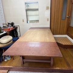 特注 作業台 折りたたみ机 両袖開脚机 ヴィンテージ テーラー ...