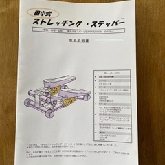ストレッチング・ステッパーの画像