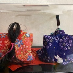 手作り雛人形の画像