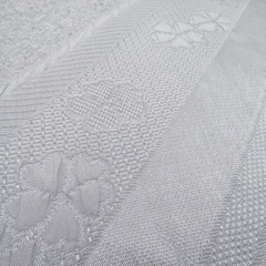 帯締め・帯揚げセット 法事用 灰色 箱付き 絹 和装小物 【キモノオフ野々市若松店】の画像