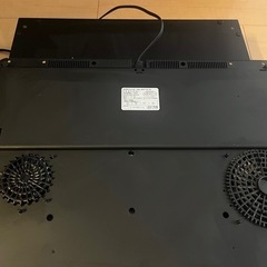 【最終値下げ！】アイリスオーヤマ 2口IHクッキングヒーター スタンド付きの画像