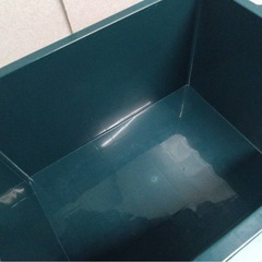 ● アイリスオーヤマ バックルコンテナ BL-65 外寸62×44.5×33cm 58.7L ダークグリーン 蓋付き コンテナ 収納 中古 ③の画像