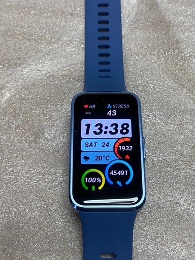 ファーウェイ　スマートバンド　スマートウォッチ　
HUAWEI Band 10 Aluminum Edition  ブルー