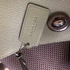 COACH バッグ　モスグリーンの画像