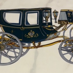 新品 馬車デザイン スカーフ 70cmの画像