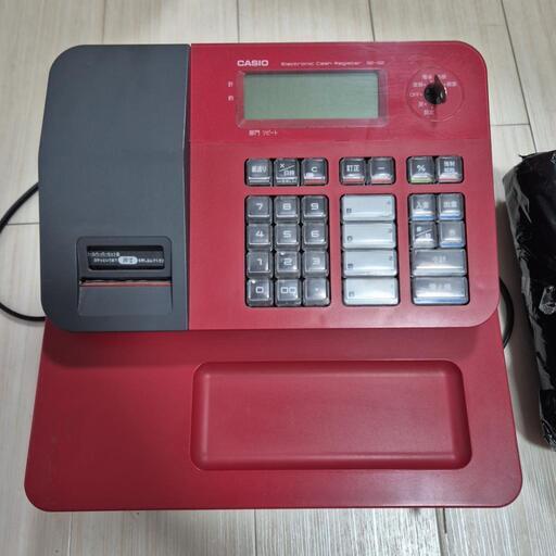 美品】CASIO 電子レジスター SE-G2（レッド）