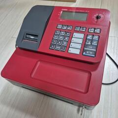 【美品】CASIO 電子レジスター SE-G2（レッド）の画像