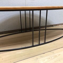 サーフボード型 ローテーブル センターテーブル　【糸島市内 送料無料】88122-7-007の画像