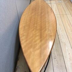 サーフボード型 ローテーブル センターテーブル　【糸島市内 送料無料】88122-7-007の画像