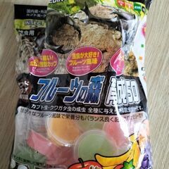 昆虫ゼリー開封済み
