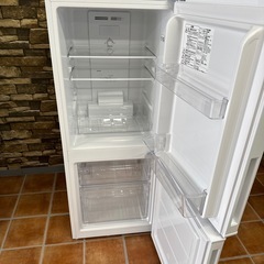 ほぼ未使用 極上美品 北海道旭川市 2025年製 ニトリ 単身 1人暮らし用 2ドア冷蔵庫 NTR-140の画像