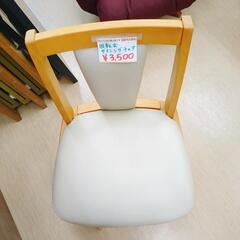 回転式ダイニングチェア 木製合皮製 回転良好 。 【こちらは店舗です。浜村鹿野温泉ICから3分 買取本舗 宮本リサイクル 営業時間9～19時 定休日水曜のみ←連絡できませんm(_ _)m】の画像