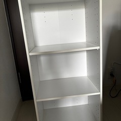 【引き出し付き】カラーボックス　白
