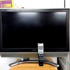 大特価！ SHARP 32インチ 液晶テレビ 2009年製 LC-32GH5 TV リモコン付き シャープ 札幌市 中央区 南12条の画像
