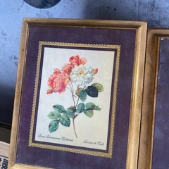 昭和レトロ イタリア製額2点の画像